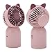 Wentylator Ręczny Cute Cat dla Dziewczynek, Wentylator Ręczny Mini dla Dzieci, Przenośny Mały Wentylator Kieszonkowy na Akumulator USB z Baterią 300 MAh (około 1 Godz.), do Podróży na Zewnątrz