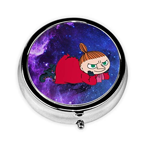 ムーミン ピルケース 薬ケース 丸型 3段分割 円形 薬入れ 錠剤ケース 習慣薬箱 サプリメントケース サプリケース 軽量 耐久性 飲み忘れ防止 携帯型 コンパクト