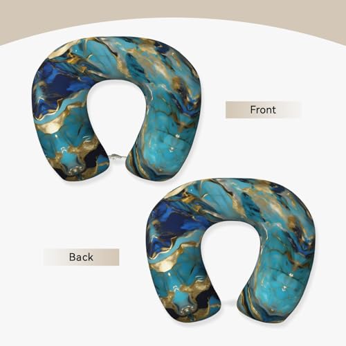 Almohada de poliéster para viajes tamaño único negro miniatura 3