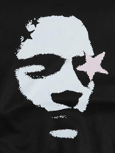 Men's Figure Graphic Y2k Sweatshirts Goth Long Sleeve Crew Neck Oversized Casual Pullover Top3