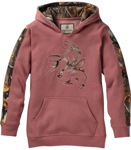 Image of Legendary Whitetails Kids' Pullover Hoodie Camo Sweatshirt Comfy V-neck Design