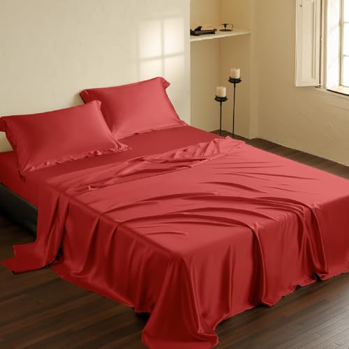 Silk bed sheets