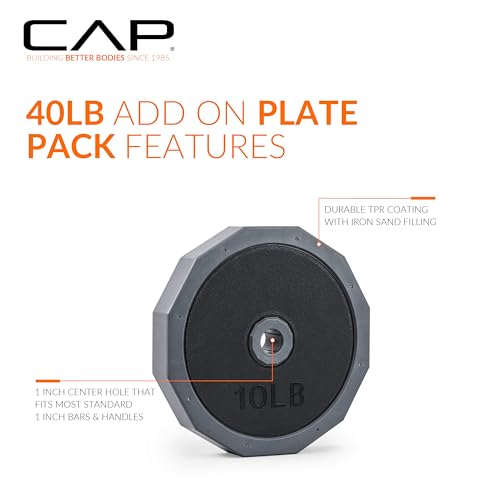 Image of CAP Adjustable Weight Set, Multi-Use Adjustable Dumbbell Set for Home Gym Strength Training, Quick Change Free Weights System, Compact Workout Equipment, Multiple Weight Options