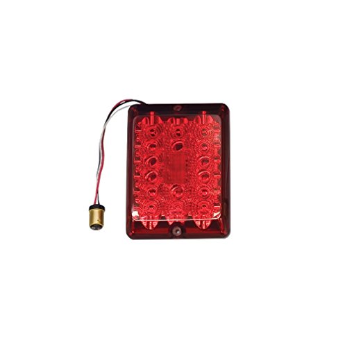 Bargman 42-84-410 LED Stop Tail Turn Light (Upgrade Module for Incandescent Lights - Red)