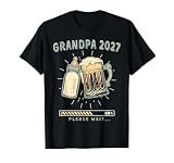 Soon Grandpa 2027 Please Wait Baby Reveal Loading T-Shirt