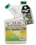 Liquid Harvest 24.5% Glufosinate Herbicide – 32 oz Concentrate (Makes 16 Gallons) – Non-Selective Weed Killer for Grass, Broadleaf Weeds & Woody Plants – Glyphosate-Free Weed Control