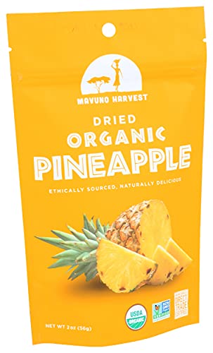 Image of Mavuno Harvest Dried Pineapple, Organic, 2 Oz (Pack of 2)