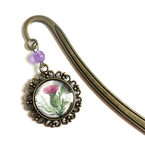 Thistle Brass Book Hook