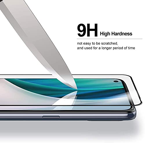 Image of ZARALA Tempered Glass Screen Protector Compatible for (Black) with Edge to Edge Coverage and Easy Installation kit (Oneplus 9)