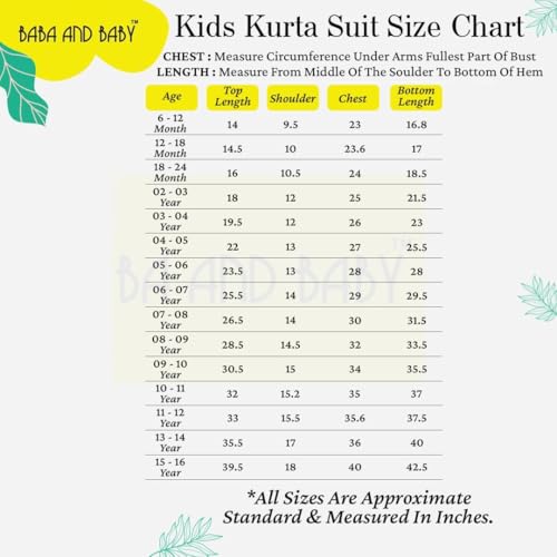 Image of BABA AND BABY Ethnic Wear Kurta Pyjama Set for Kids