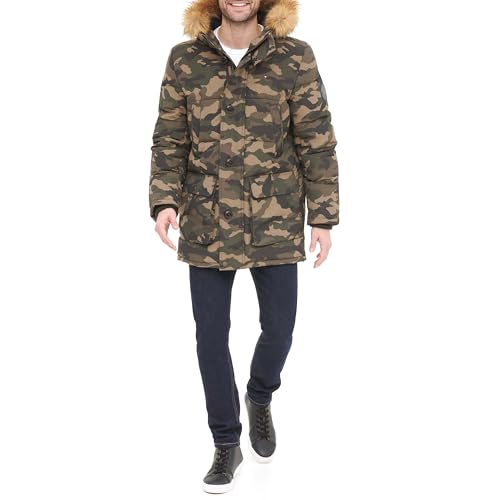 Image of Tommy Hilfiger Mens Quilted Snorkel Parka Coat