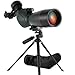 Cannocchiale con Treppiede, 25-75x70 Telescopio Spotting Scope, FMC Ottica Bak4 Prisma HD Cannocchiale con Smartphone Treppiedi con Smartphone Adapter per Tiro a Segno, Birdwatching