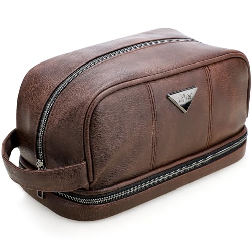 emissary Leather Look Toiletry Bag