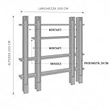 Zoom IMG-1 sunwood mobile tv libreria in Zoom IMG-1 sunwood mobile tv libreria in