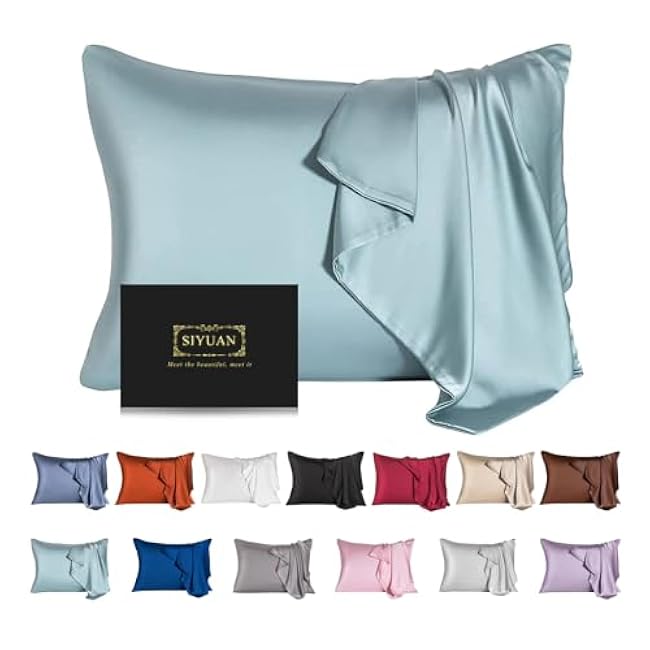 Mulberry Silk Pillowcase for Hair and Skin,Toddler Size Kids Silk Pillow Case with Hidden Zipper,Allergen Proof Dual Sides Soft Breathable Smooth Silk Pillow Cover(Toddler,White)