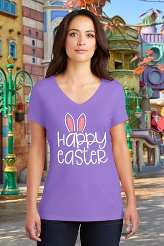Image of Ithalt Easter Shirts for Women He is Risen Tshirt Easter Christian T-Shirt Jesus Lover Short Sleeve Tops