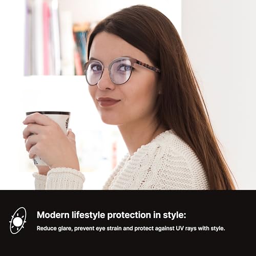 Image of Readerest Blue Light Blocking Reading Glasses, fashionable for men and women, Anti Glare, Anti Eyestrain, UV protection, prescription eyeglasses online