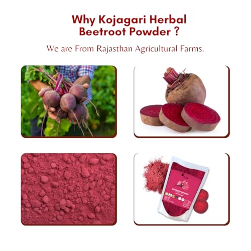 Image of Beetroot Powder | Reduce Darkspots, Pigmentation and Tanning | Bright and Glowing Skin | Facepack -For Face, Lips and Body- (100 gm)