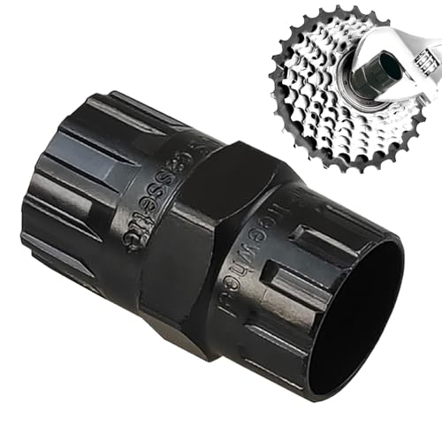 Dispositivo de aceptación del extractor gratuito para casetes de bicicletas, extractores para casetes de bicicleta de montaña hechos de acero altamente estable, llave de anillo de seguridad para caset