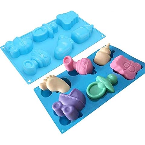 BrilliantDay Silicone Muffin Tray Chocolate Cake Jelly Ice Silicone Fondant Mold Cake Decoration Baking Mould Cookie DIY Silicone Moulds for Cupcakes and Baking-Dishwasher and Microwave Safe Cover