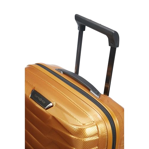 Image of Samsonite Proxis Large Hardside Luggage with Dual Spinner Wheels - Innovative Roxkin Lightweight Shell With Ultimate Durability- Includes TSA Lock, Ergonomic Telescoping Handle - Honey Gold