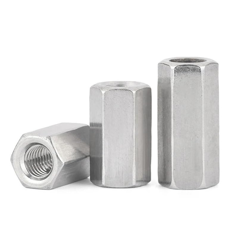 Round Coupling Nuts, Hex Coupling Nut 304 Stainless Steel M3 to M24(M22x32x60-1pcs)