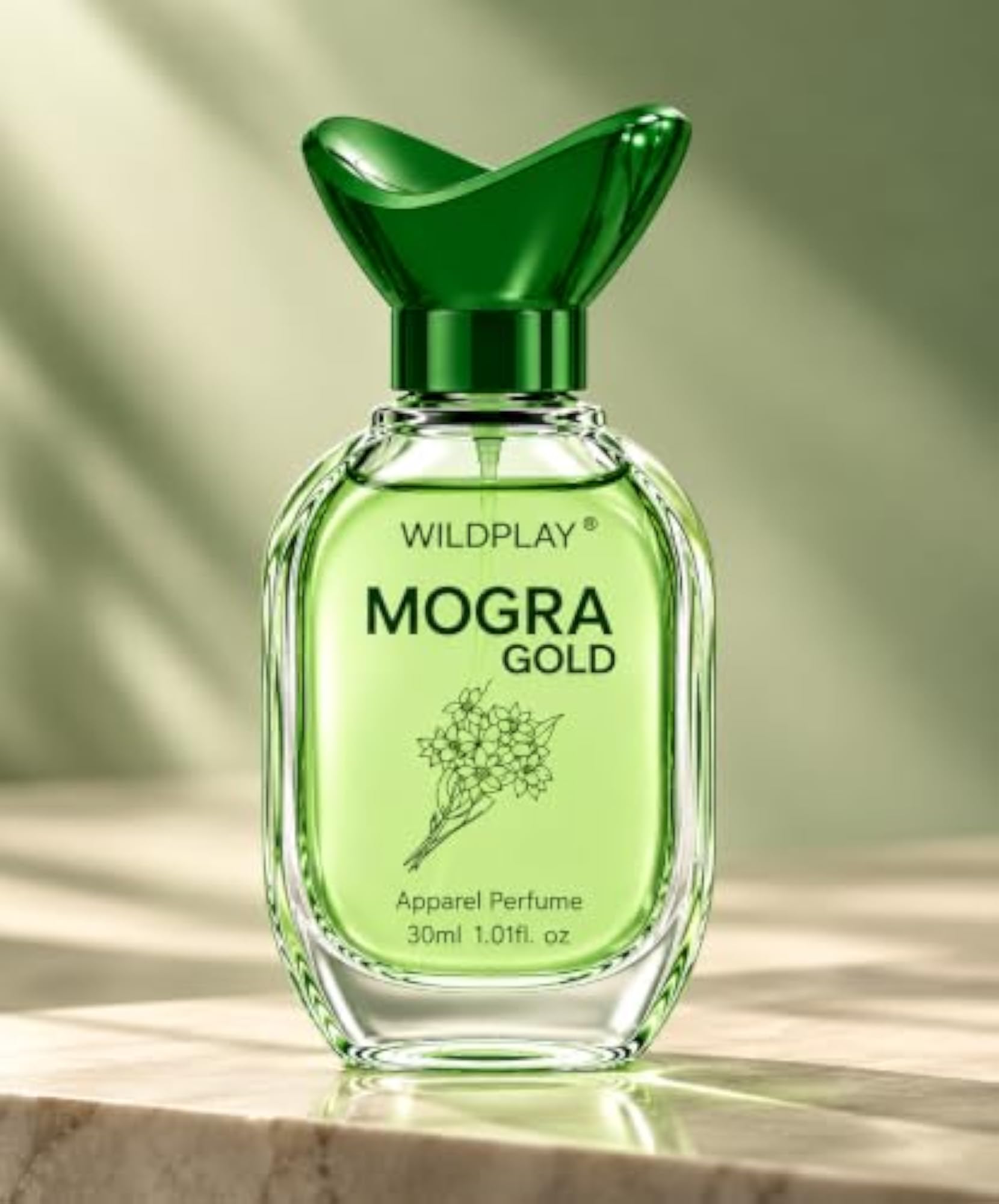 Mogra Gold Perfume 30ml, Premium Floral Jasmine