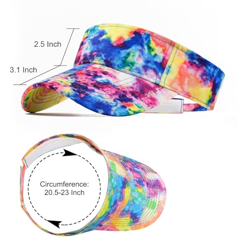 Image of ANDICEQY Sport Sun Visor Hats Adjustable Empty Top Baseball Cap Cotton Ball Caps for Women and Men