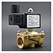 Fangaichen Vanne à Valve solénoïde Normalement Fermer Les vannes en Laiton 220V12V24V Vanneau de solénoïde de gaz d'eau d'air 1/4"3/8" 1/2"3/4" 1"2" pour Les Nouvelles Voitures pièces de Rechange