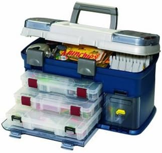 PlanoTackle System Box, Premium Tackle Storage Blue/Silver