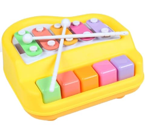 Image of 5-Key Xylophone for Kids | Baby Musical Toy with Mallet for Toddlers 1-4 Years | First Music Instrument Toy for Boys & Girls