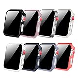 [8 Color Pack] Fintie Case Compatible with Apple Watch 40mm, Slim Lightweight Hard Protective Bumper Cover Compatible with All Versions 40mm Apple Watch SE, Series 6, Series 5 , Series 4