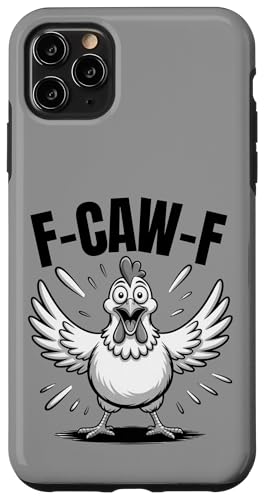 Funny F-Caw-F Rooster Chicken Pun Meme, ECX[Äp X}zP[X iPhone 11 Pro Max p