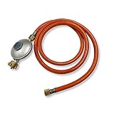 Kaminbau Mierzwa Druckminderer 50mbar Gasschlauch 150cm Set Regler Gasgrill Gasherd