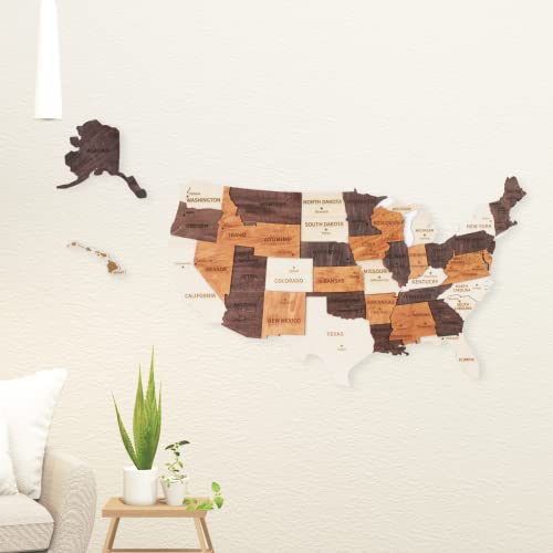 USA Map of the United States, Pin Art Travel Gifts for Women, Map of USA Big Idea Design, US Map with Pins to Mark Travels, Travel Map with Pins, Wall Pins, US Map for Travel, Gifts for Travelers