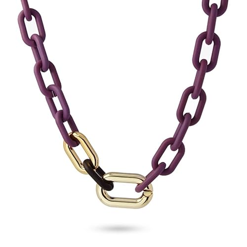 anartxy Collar de Colección Chain de Eslabones en Distintos Tamaños y Diseños Resina Coloreada Para Mujer, Mejor Regalo Cover