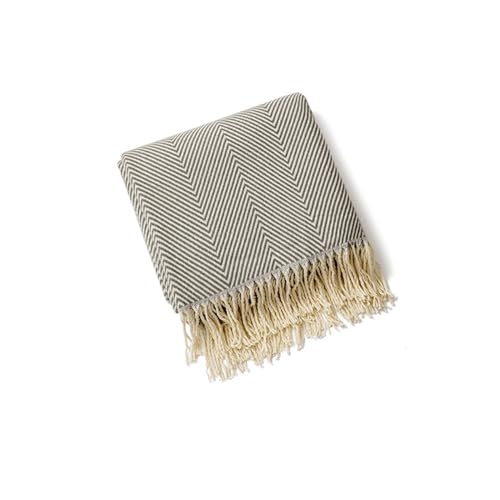 Châle de lit tissé léger pour se protéger de la climatisation