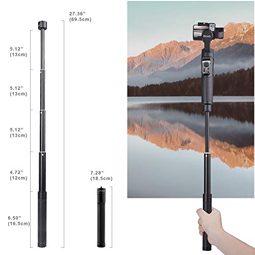 Pergear Extensor (Nova versão em 2019) para Zhiyun Smooth 4, Hohem Isteady Mobile 2, Hohem Isteady P