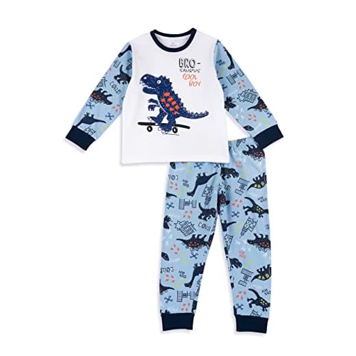 Chicco, Pijama Niño, Pijama Largo de Algodón Ligero con Diseño de Dragón, Ropa de Dormir para Niño, Designed in Italy