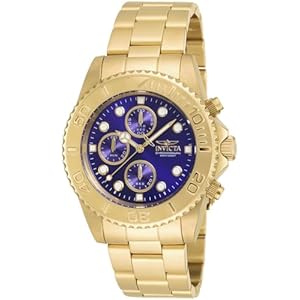 Invicta Men’s 19157 Pro Diver Analog Display Japanese Quartz Gold Watch