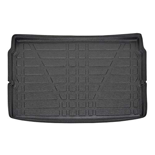 J&J AUTOMOTIVE | Tapis De Coffre sur Mesure pour 2008 Crossover Depuis 2019, Étage supérieur, Noir, Antidérapant, Bord Haut, Toutes Saisons