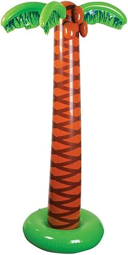 ArtCreativity Palmera inflable inflable de 69 pulgadas de alto, decoración única de fiesta tropical para fiestas hawaianas, luau y bodas,