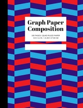 Paperback Graph Paper Composition: Grid Paper Notebook, Quad Ruled, 100 Sheets Graph Paper (Large, 8.5 x 11) Book