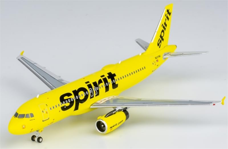 moderu for NG Models for Spirit Airlines for Airbus A320-200/w N697NK 1:400 Airplane Pre-built Model