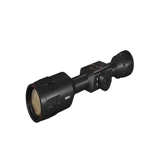 ATN Thor 4, Thermal Rifle Scope with Full HD Video rec, WiFi, GPS, Smooth Zoom and Smartphone Controlling Thru iOS or Android Apps