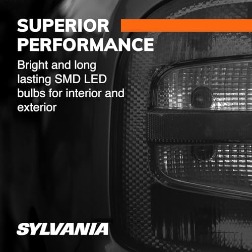 image for SYLVANIA - 194 T10 W5W LED White Mini Bulb - Bright LED Bulb, Ideal fo