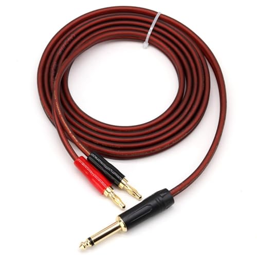 Câble 6,35 mm vers double banane 1,5M : fini les grésillements audio - 6