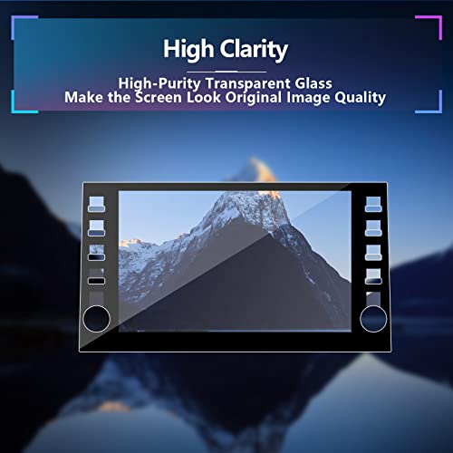 Sxcy Fit For Toyota 2021 2022 2023 2024 Camry Screen 9 Inch For 2023 2024 Camry Xle/ Xle Hybrid/ Xse/ Xse Hybrid Screen 9 Inch,Tempered Glass Screen Protector Foils For 2022 2023 2024 Camry 9 Inch, Touch Screen Protective Film For 2022 2023 2024 Camry Gps Stereo Screen,For 2023 2024 Camry Accessories 9'' Navigation Display Screen Cover For 2023 2024 Toyota Camry 9 Inch Screen Protector (9H Hardness Glass With Polymer Material Black Frame) #TOP2