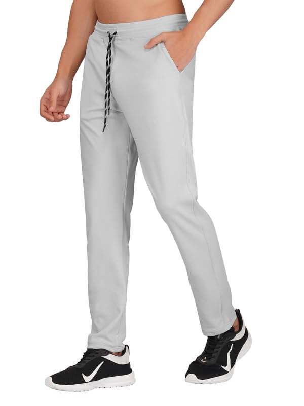 Image of Lycra Polyster Track Pant for Men || Regular Fit Sport Lower for Mens & Boys || Multipurpose Use for Jogging, Running, Gym, Sports, Nightwear || 1 Extra Sefety Chain Pocket for Mobile & Wallet