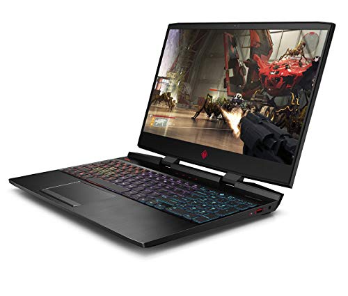 Image of HP Omen 9th Gen Intel Core i5 Processor 15.6-inch FHD Gaming Laptop (8GB /1TB HDD + 256GB SSD /Windows 10 /NVIDIA GTX 1650 4GB /Shadow Black), 15-dc1092TX